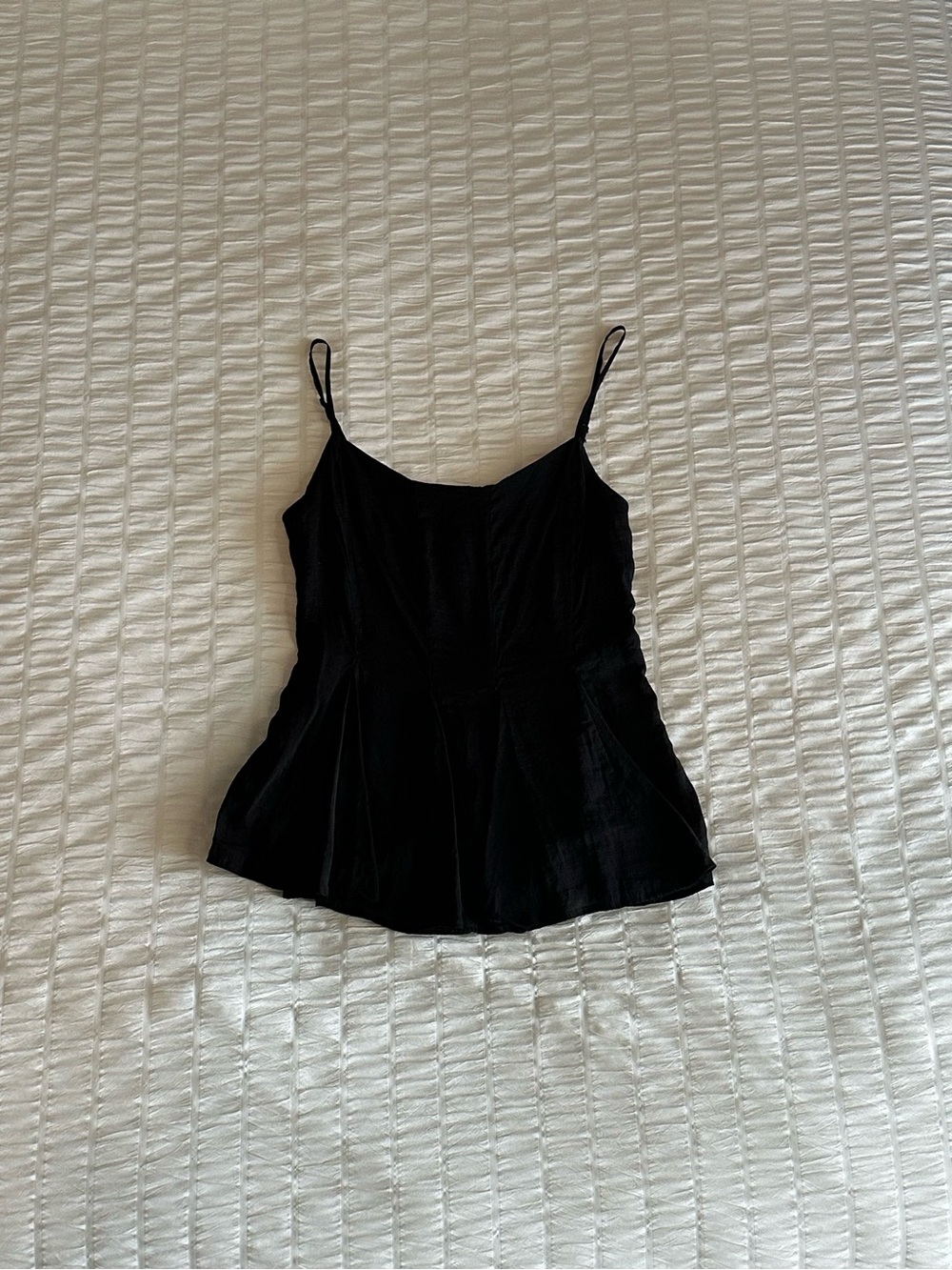 Dynamite Black Peplum Tank